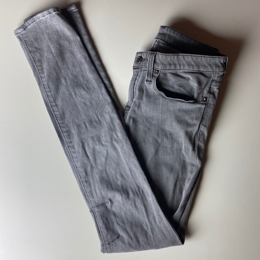 Helmet Lang Grey Denim Skinny Jeans Size 26